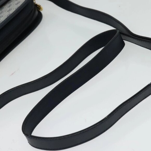 GUCCI Micro GG Supreme Shoulder Bag PVC Navy Gold 001 256 1308 Auth ep10887 - Picture 8 of 16